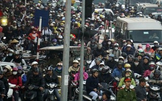 Hà Nội: Xu hướng tắc đường ngày càng trầm trọng