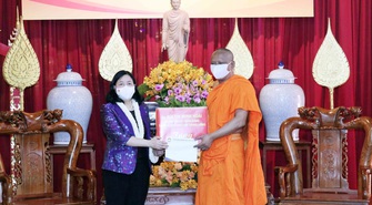Trưởng Ban Dân vận Trung ương chúc Tết Chôl Chnăm Thmây của đồng bào Khmer