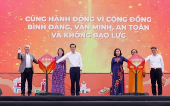  Lễ Mít tinh hưởng ứng Tháng hành động vì bình đẳng giới và phòng ngừa, ứng phó với bạo lực trên cơ sở giới năm 2024