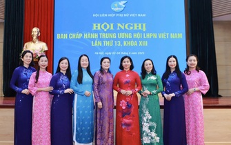 Toàn cảnh Hội nghị lần thứ 13 Ban Chấp hành TƯ Hội LHPN Việt Nam khóa XIII