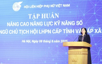 Tập huấn Nâng cao năng lực kỹ năng số cho hơn 3.300 Chủ tịch Hội LHPN cấp tỉnh, cấp xã
