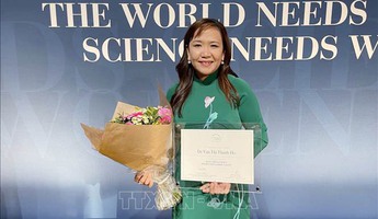 TS Hồ Thị Thanh Vân được UNESCO vinh danh Top 15 gương mặt nữ khoa học trẻ tài năng thế giới 2022