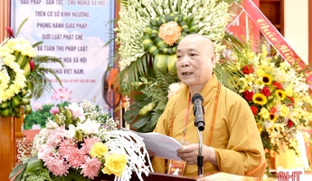 Giáo hội Phật giáo tỉnh Hà Tĩnh đồng hành cùng dân tộc