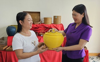 Mở lớp dạy nghề mây tre đan, tạo việc làm cho lao động nữ và người có hoàn cảnh khó khăn 