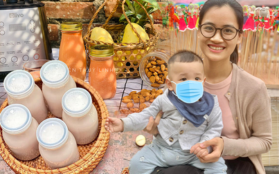 9X sáng tạo công thức chế biến sữa hạt tốt cho bà bầu và trẻ nhỏ