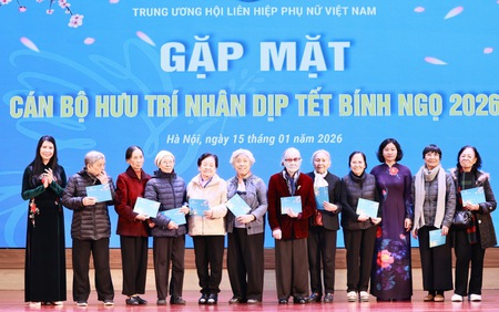 Trung ương Hội LHPN Việt Nam gặp mặt cán bộ hưu trí phía Bắc nhân dịp Tết Bính Ngọ 2026