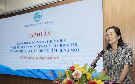 Nâng cao năng lực đối ngoại và hội nhập cho đội ngũ cán bộ Hội chủ chốt khu vực miền Bắc
