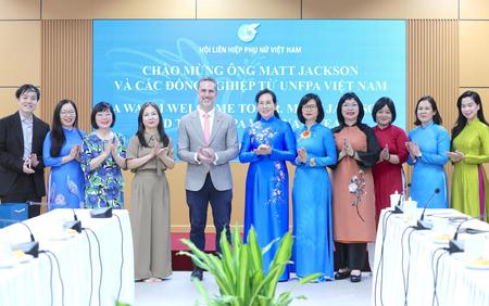 Tăng cường hợp tác chiến lược giữa Hội LHPN Việt Nam và Quỹ Dân số Liên hợp quốc
