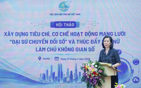 Mạng lưới "Đại sứ Chuyển đổi số": Lực lượng nòng cốt giúp phụ nữ thu hẹp khoảng cách số và tự tin hội nhập