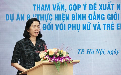 Đề xuất một số nội dung lồng ghép giới trong Dự án 8 giai đoạn 2026-2030