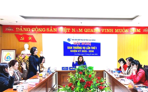 Hội LHPN Cao Bằng giới thiệu 4 nhân sự ứng cử Đại biểu Quốc hội và HĐND tỉnh nhiệm kỳ 2026-2031