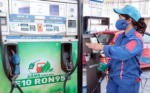 Giá xăng dầu đồng loạt tăng, xăng E10 có giá mới 25.734 đồng mỗi lít