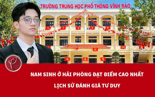 Nam sinh ở Hải Phòng đạt điểm cao nhất lịch sử đánh giá tư duy
