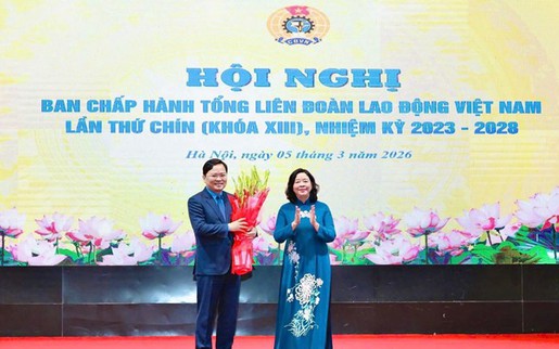 Ông Nguyễn Anh Tuấn được bầu giữ chức Chủ tịch Tổng Liên đoàn Lao động Việt Nam