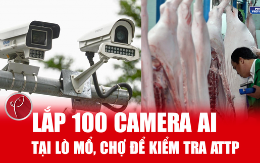 Hà Nội dự kiến lắp 100 camera AI tại lò mổ, chợ để kiểm tra an toàn thực phẩm