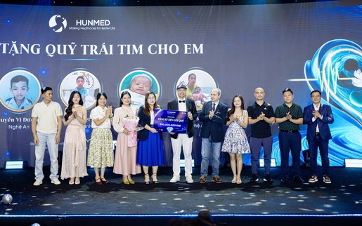 300 triệu đồng hỗ trợ phẫu thuật cho 5 trẻ bị bệnh tim bẩm sinh