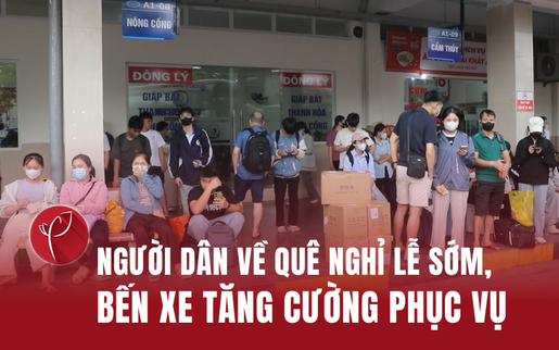 Hà Nội: Nghỉ lễ dài ngày, lượng hành khách tăng cao, bến xe tăng cường phục vụ