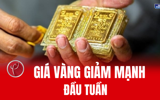 Giá vàng ngày 11/5 giảm mạnh 