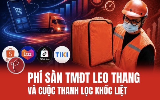 Phí sàn thương mại điện tử leo thang và cuộc thanh lọc khốc liệt