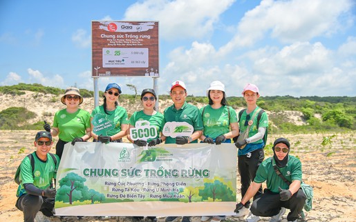 Dược phẩm Hoa Linh trồng 5.000 cây xanh, chung tay kiến tạo tương lai bền vững