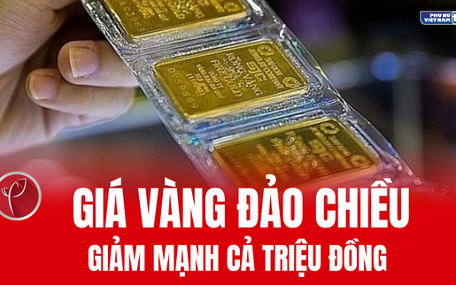 Giá vàng đảo chiều giảm mạnh cả triệu đồng