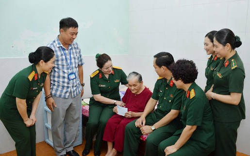 Ban Phụ nữ Quân đội và hành trình nghĩa tình tri ân