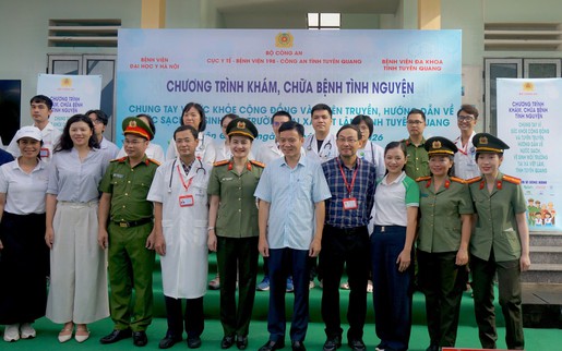 Thuốc ho bổ phế Bảo Thanh đồng hành khám chữa bệnh tình nguyện tại Tuyên Quang