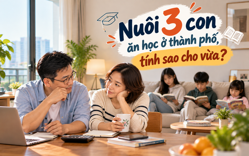 Trò chuyện cùng Thanh Tâm: Nuôi 3 con ăn học ở thành phố, tính sao cho vừa?