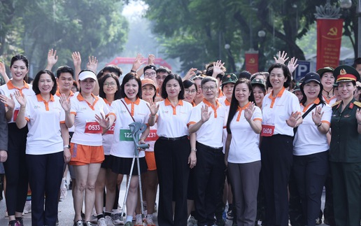 Sôi nổi giải "Phụ nữ chạy hưởng ứng Vì môi trường không khói thuốc"