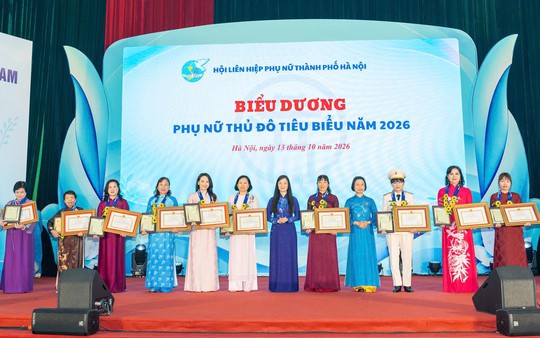 Hà Nội vinh danh 10 Phụ nữ Thủ đô tiêu biểu năm 2026