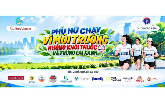 Gần 2.000 người đăng ký "chạy vì môi trường không khói thuốc và tương lai xanh"