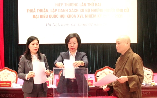 42,74% nữ ứng viên HĐND Hà Nội khóa XVII sau Hội nghị hiệp thương lần 2