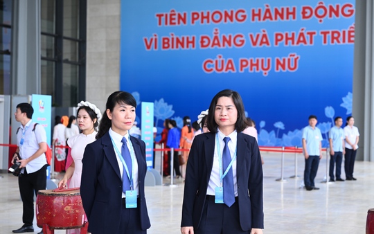 Phụ nữ Bộ Tư lệnh Cảnh vệ hoàn thành xuất sắc nhiệm vụ bảo vệ Đại hội Phụ nữ toàn quốc XIV