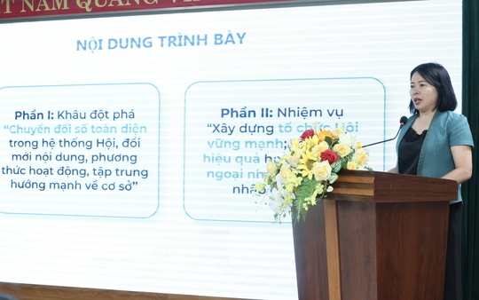 Đột phá chiến lược trong chuyển đổi số và xây dựng tổ chức Hội Phụ nữ vững mạnh