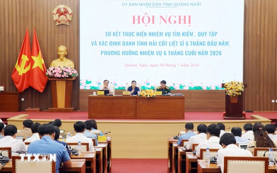 Quảng Ngãi phối hợp hiệu quả lấy mẫu, tìm kiếm và quy tập hài cốt liệt sỹ