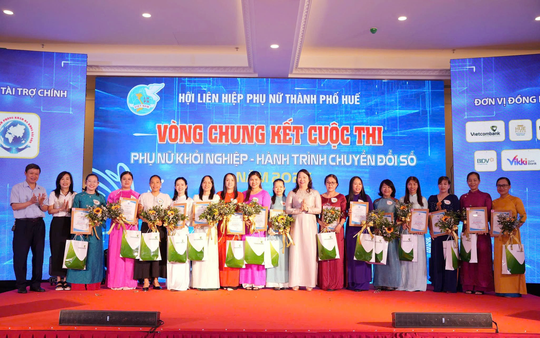 Huế: 15 dự án vào chung kết cuộc thi "Phụ nữ khởi nghiệp - Hành trình chuyển đổi số" 2026