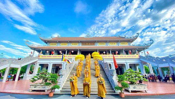 Hơn 600 tăng ni tỉnh Nam Định tham gia khóa An cư kết hạ năm 2022