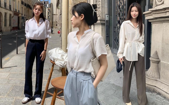 6 Cách mặc áo sơ mi sang chảnh chuẩn style nữ chính phim Hàn