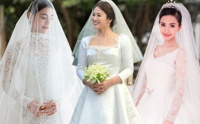 váy cưới Song Hye Kyo - Tạp chí Đẹp