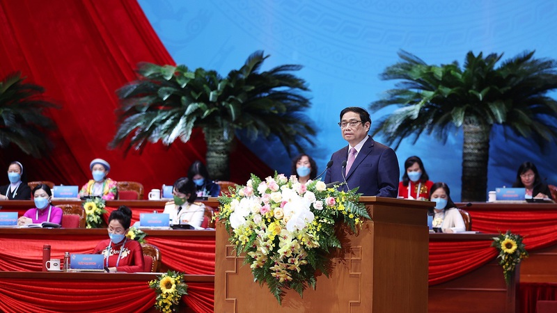 Phát biểu của Thủ tướng Phạm Minh Chính tại Đại hội Phụ nữ toàn quốc lần thứ XIII